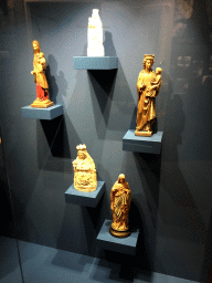 Christian statuettes at the `Jouw Brabant, mijn Brabant - een landschap vol herinneringen` exhibition at the first floor of the Natuurmuseum Brabant