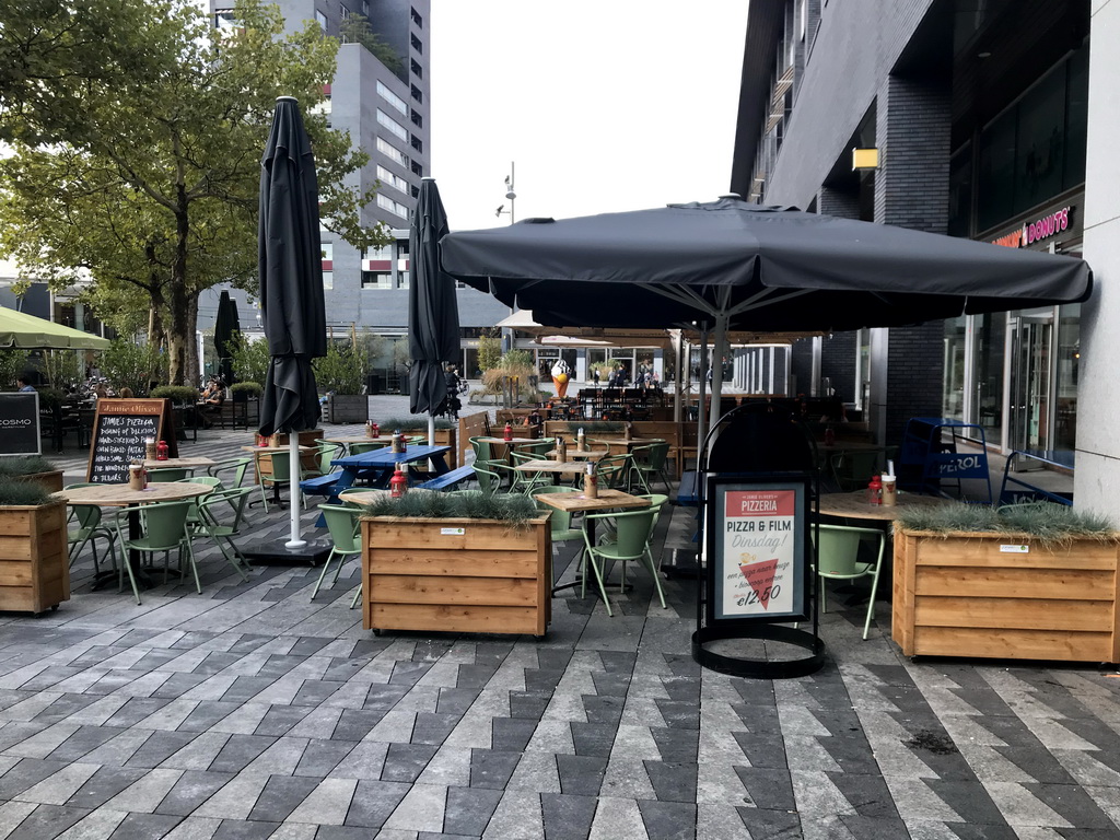 Terrace at the Pieter Vreedeplein square