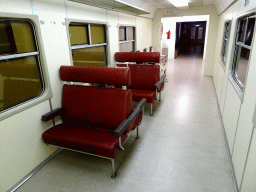 Train compartment at the second floor of the Natuurmuseum Brabant