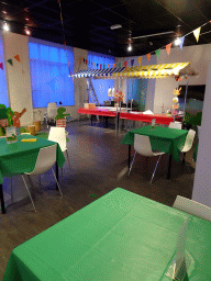 Interior of the Kikker Café at the second floor of the Natuurmuseum Brabant