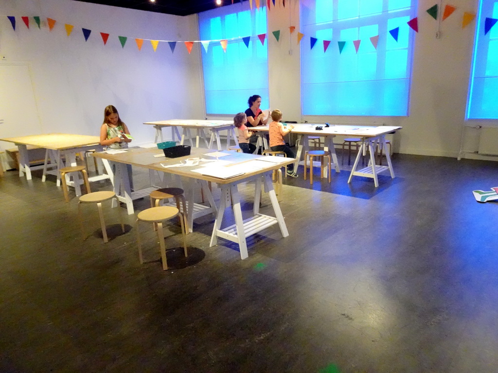 Interior of the Kikker Café at the second floor of the Natuurmuseum Brabant