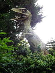 Dinosaur statue at the Dierenpark De Oliemeulen zoo