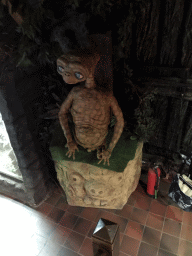 Wax statue of E.T. at the Ground Floor of the main building of the Dierenpark De Oliemeulen zoo