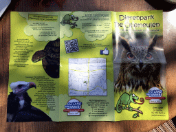 Flyer with information on the Dierenpark De Oliemeulen zoo