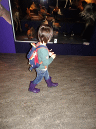 Max at the `Hoezo Seks?` exhibition at the second floor of the Natuurmuseum Brabant