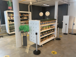 Interior of the shop at the ground floor of the Natuurmuseum Brabant