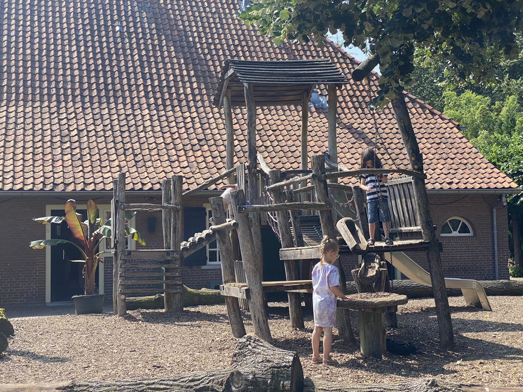 Max at the playground at the Dierenpark De Oliemeulen zoo