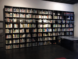 Bookcase at the ground floor of the Natuurmuseum Brabant