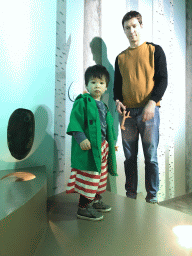 Tim and Max at the `Beleef Ontdek Samen: BOS` exhibition at the second floor of the Natuurmuseum Brabant