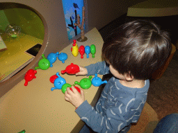 Max at the `Beleef Ontdek Samen: BOS` exhibition at the second floor of the Natuurmuseum Brabant