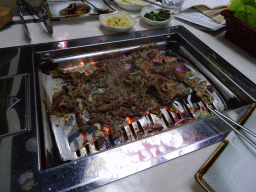 Korean barbecue at the Kimchi Boulevard restaurant