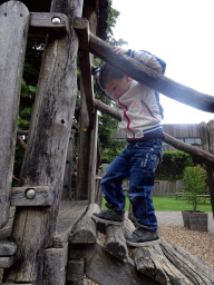 Max at the playground at the Dierenpark De Oliemeulen zoo