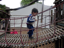 Max at the playground at the Dierenpark De Oliemeulen zoo