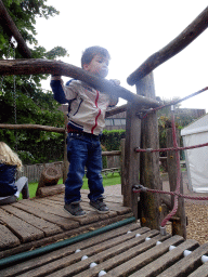 Max at the playground at the Dierenpark De Oliemeulen zoo