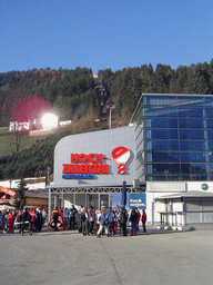 Front of the ski lift to the Hochzillertal ski resort