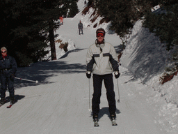 Tim`s friends skiing at the Hochzillertal ski resort