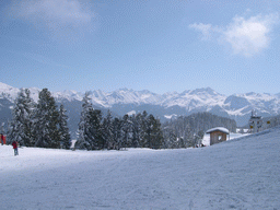 Mountains and snow at the Hochzillertal ski resort