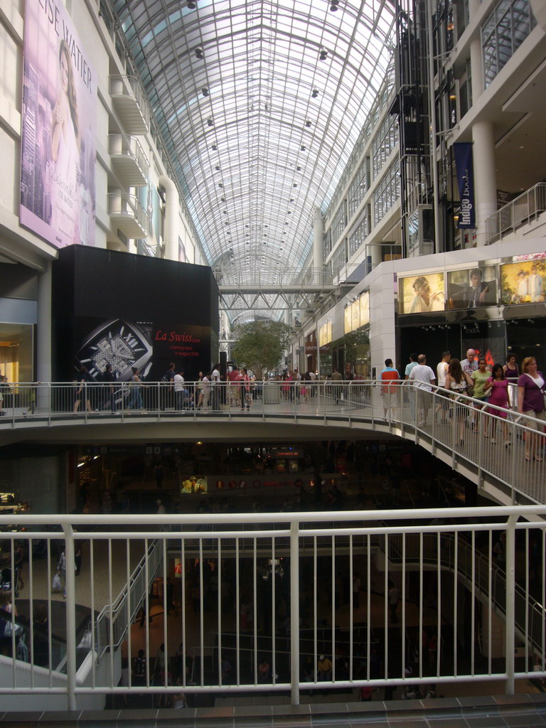 Inside the Toronto Eaton Centre