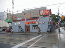 Hooters restaurant at the crossing of Adelaide Street and John Street