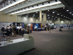 Hall with stands and posters at the ISMB 2008, in the Metro Toronto Convention Centre (South Building)