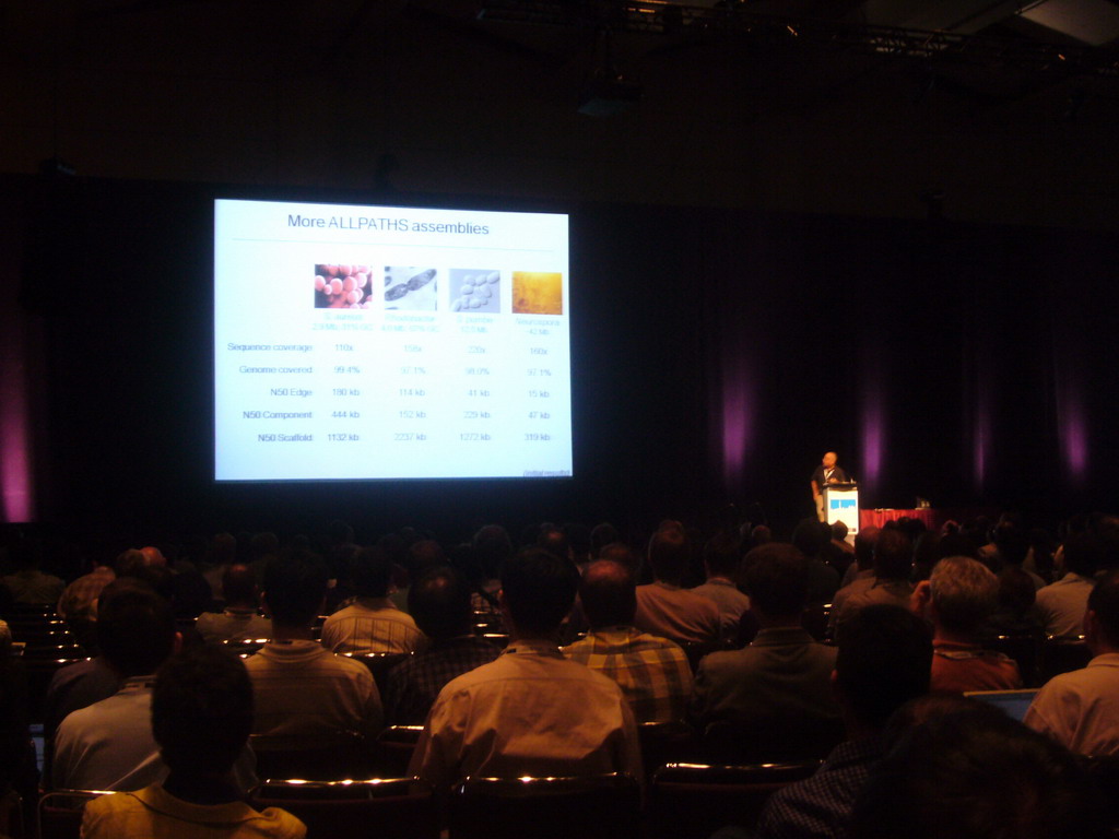 Presentation at the ISMB 2008