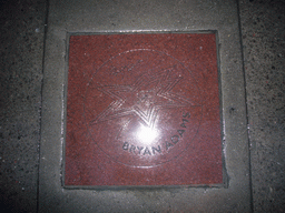 The star of Bryan Adams at Canada`s Walk of Fame