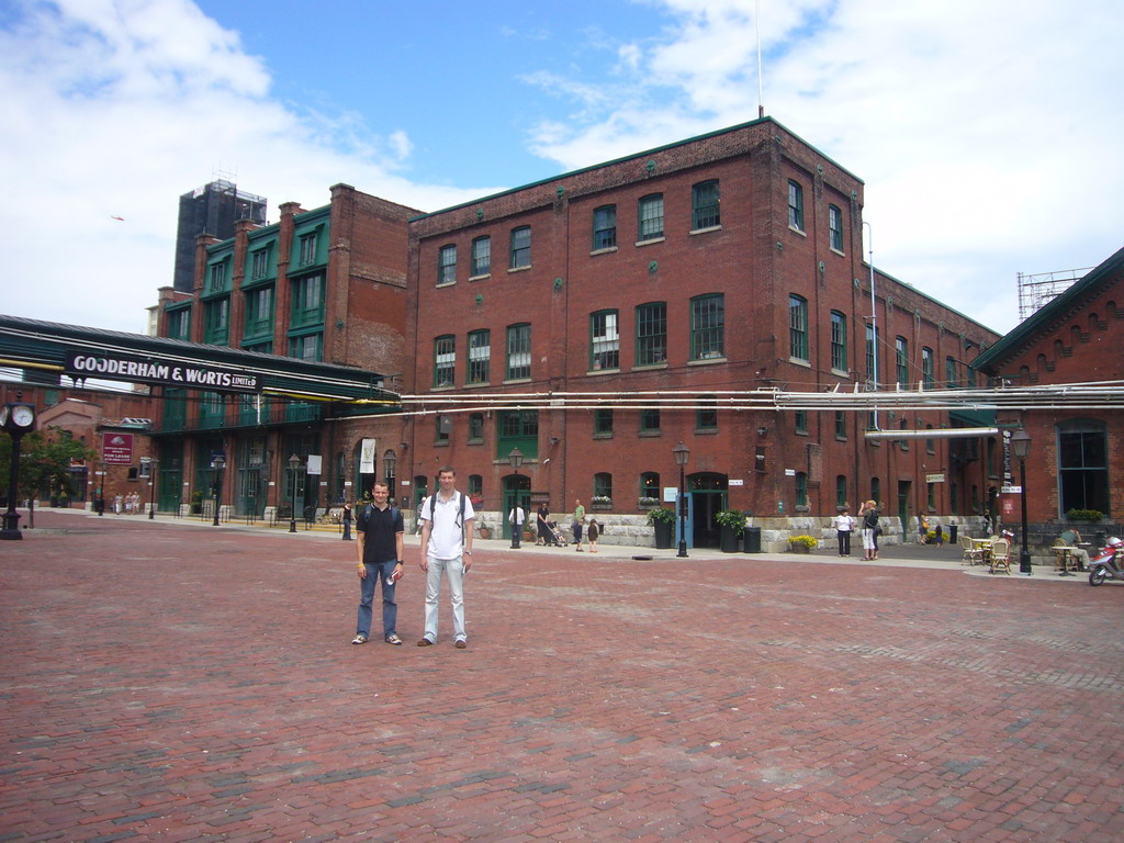 Tim and Wilco at the Distillery District