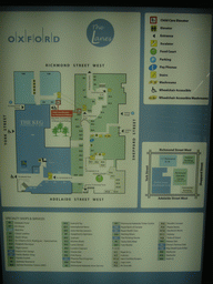 Map of a part of the PATH underground shopping network