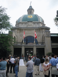 The inner court of the Liberty Grand building