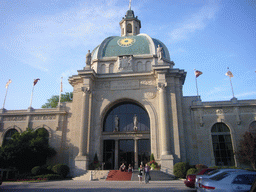 The front of the Liberty Grand building