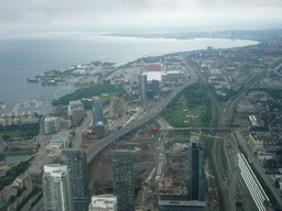 Fort York and the Ricoh Coliseum, from the 360 Revolving Restaurant in the CN Tower