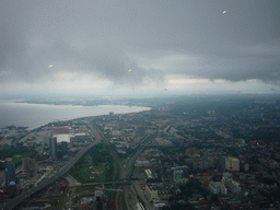 Fort York and the Ricoh Coliseum, from the 360 Revolving Restaurant in the CN Tower