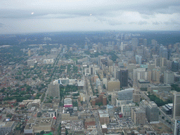 View to the north, from the 360 Revolving Restaurant in the CN Tower