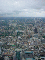 View to the north, from the 360 Revolving Restaurant in the CN Tower