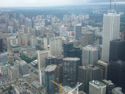 View on the skyscrapers on the northeast, from the 360 Revolving Restaurant in the CN Tower
