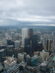 The Royal Bank Plaza and other skyscrapers, from the 360 Revolving Restaurant in the CN Tower