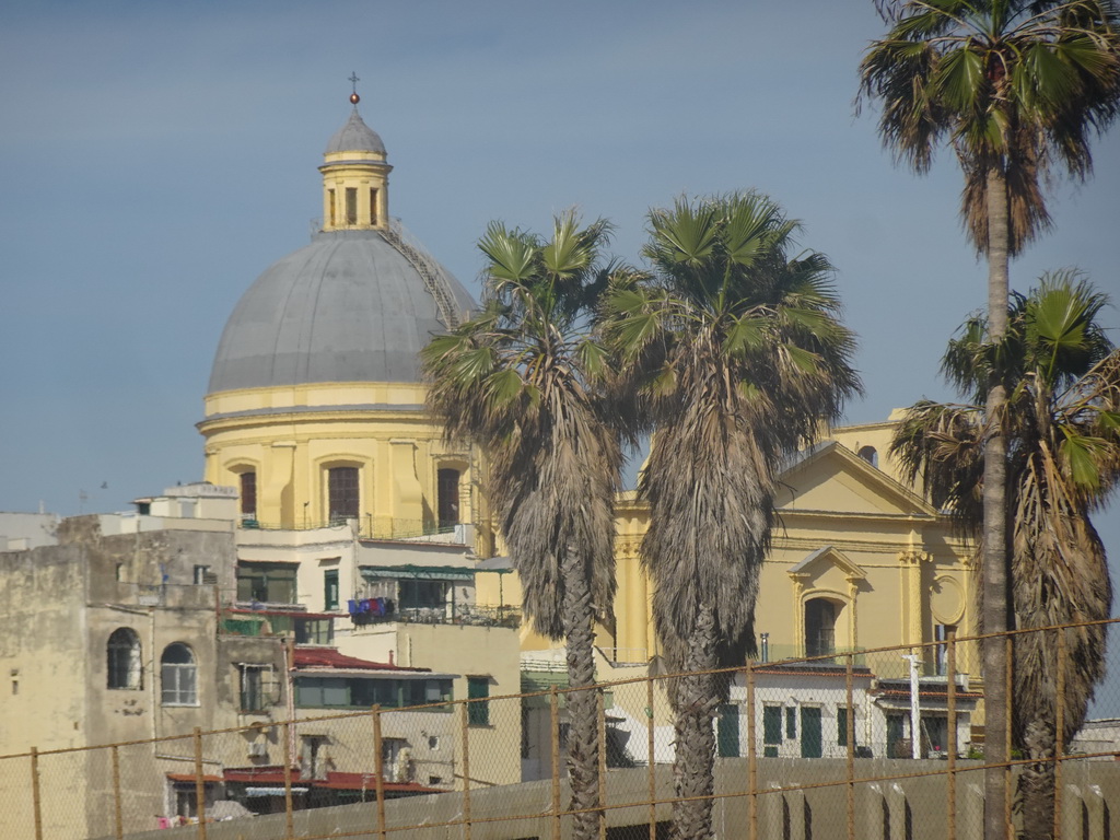 The Chiesa dello Spirito Santo church, viewed from the RenaNera Beach