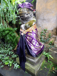 Dressed statue at the Puri Saren Agung palace