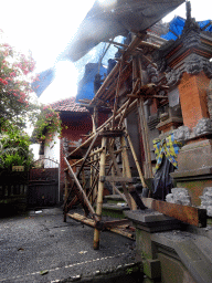 Gate at the Puri Saren Agung palace, under renovation