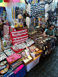 Souvenirs and clothes at the Ubud Traditional Art Market