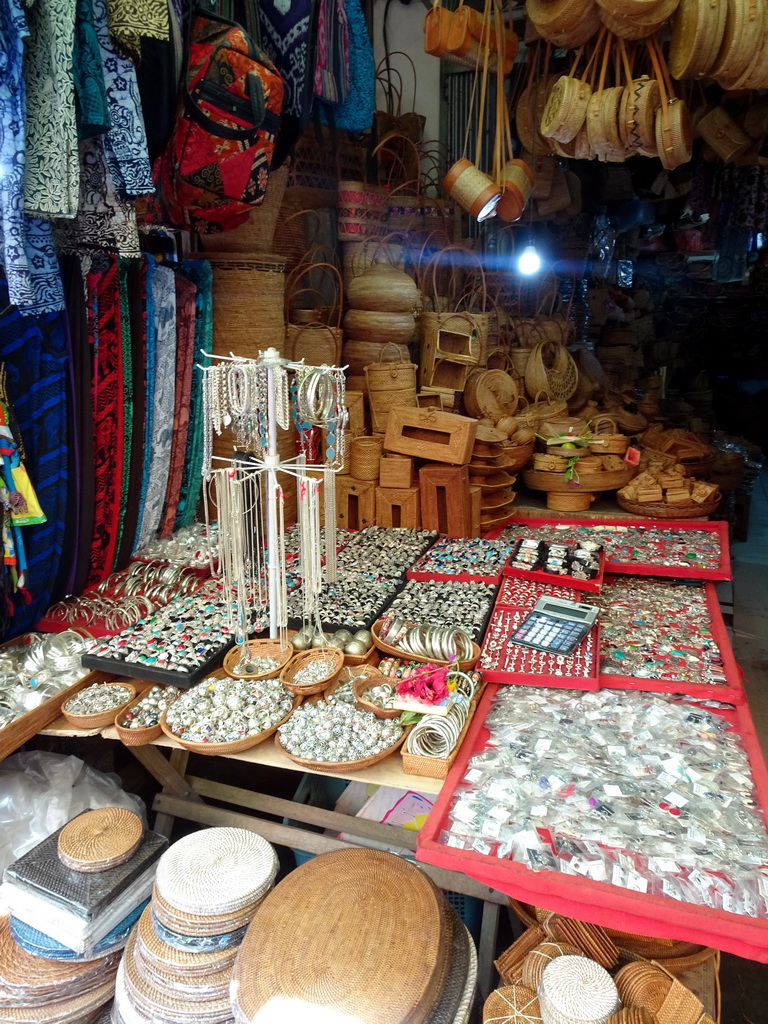 Souvenirs at the Ubud Traditional Art Market