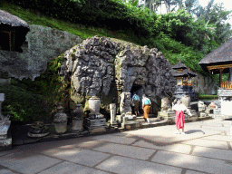 Front of the `Elephant Cave` at the Goa Gajah temple