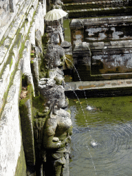 Fountains at the bathing place at the Goa Gajah temple