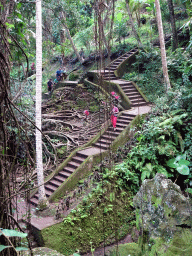 Staircase to the lower part of the Goa Gajah temple