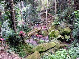 Staircase to the lower part of the Goa Gajah temple