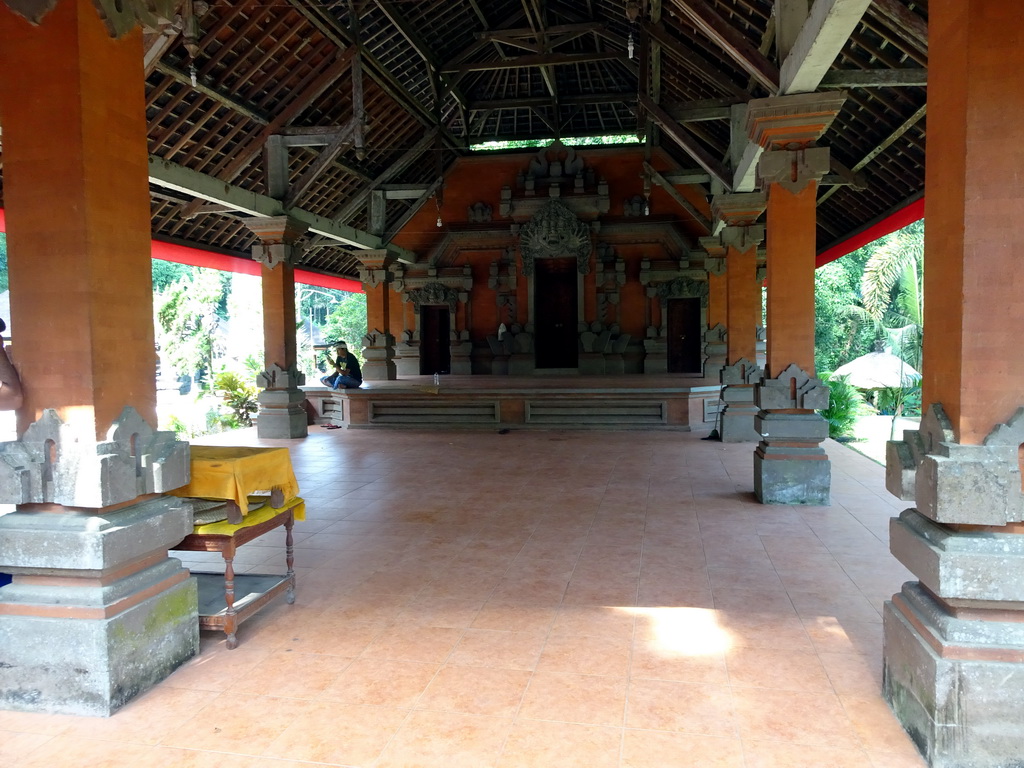 The Large Pavilion at the Goa Gajah temple