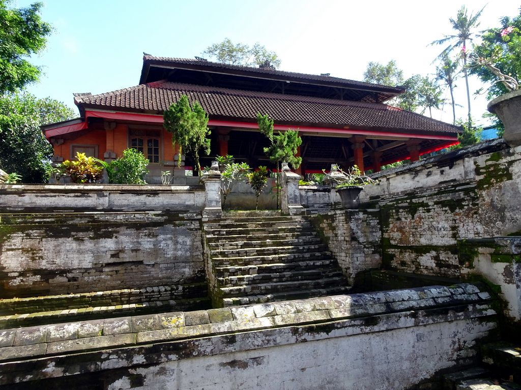 Bathing place and Large Pavilion at the Goa Gajah temple