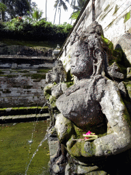 Fountains at the bathing place at the Goa Gajah temple