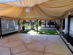 Interior of a pavilion at the Tirtha Wedding Chapel