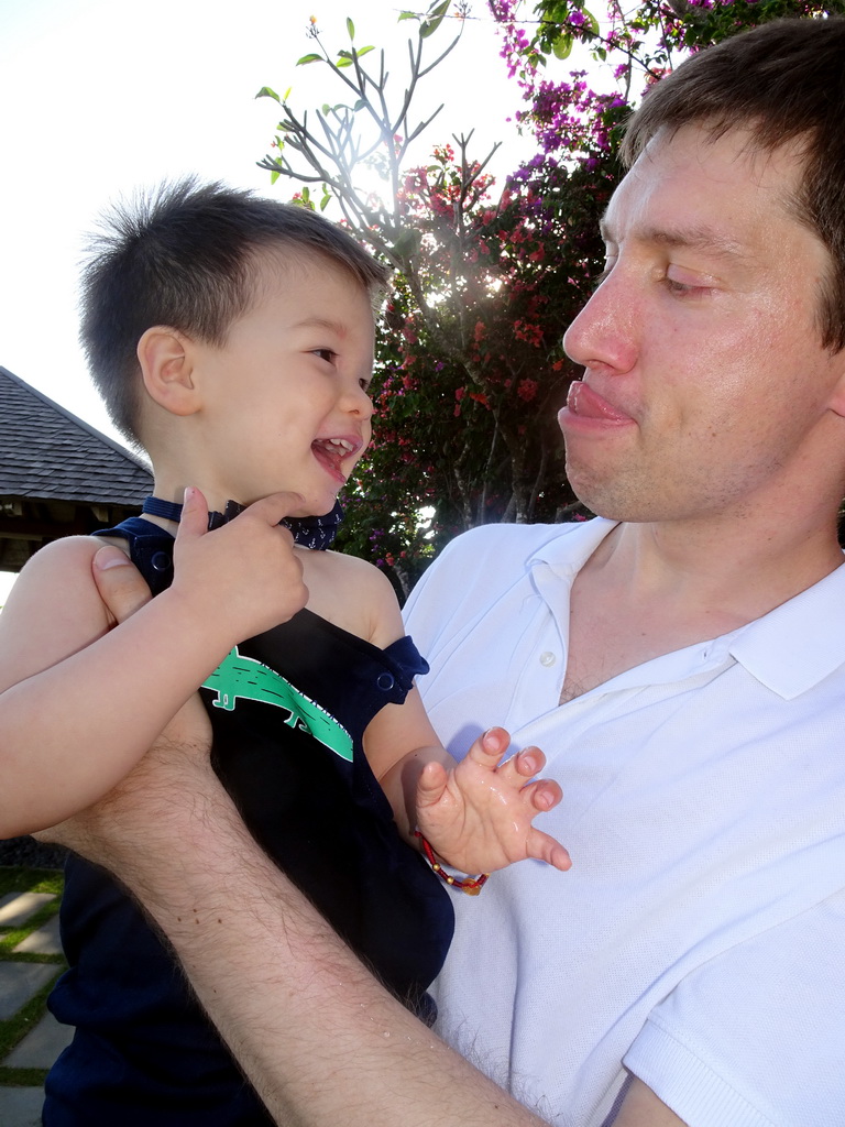 Tim and Max at the Tirtha Wedding Chapel